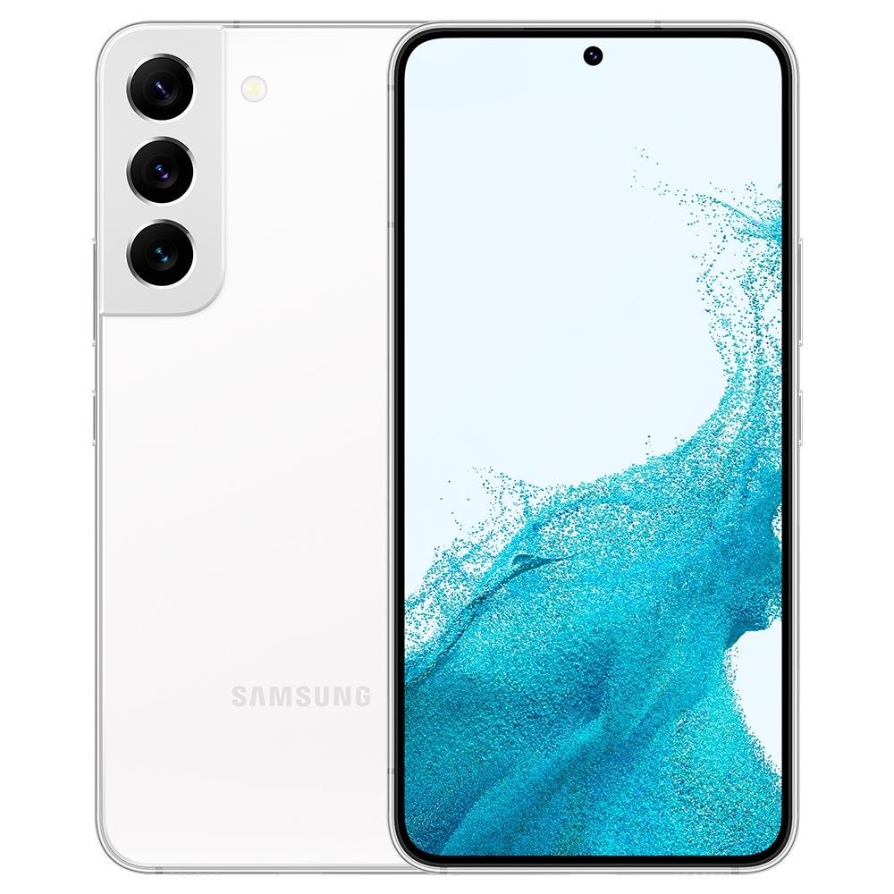 Imagem 2 de 8 do produto Smartphone Samsung Galaxy S22, 128GB, 8GB RAM, Octa Core, Câmera Tripla 50MP, Tela de 6.1, Branco - SM-S901EZWRZTO