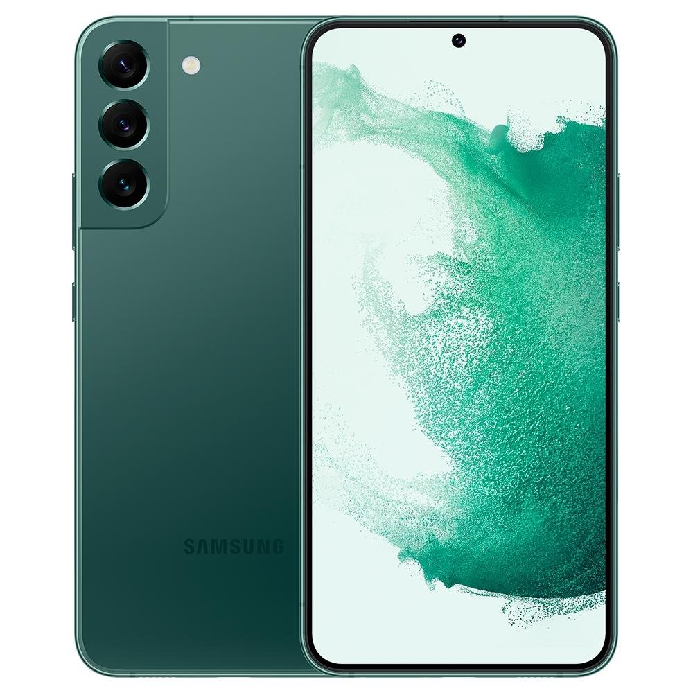 Smartphone Samsung Galaxy S22 Plus, 8GB RAM, 256GB, Câmera Tripla 50MP, Tela Infinita 6.6, Verde - SM-S906EZGSZTO Smartphone Samsung Galaxy S22 Plus, 8GB RAM, 256GB, Câmera Tripla 50MP, Tela Infinita 6.6, Verde - SM-S906EZGSZTO