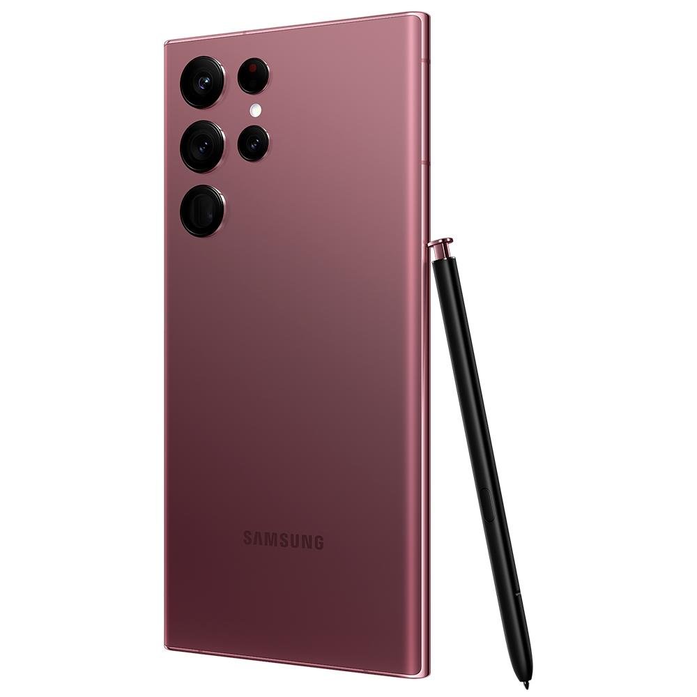 Samsung Galaxy S22 Ultra 256GB, Vinho | KaBuM!