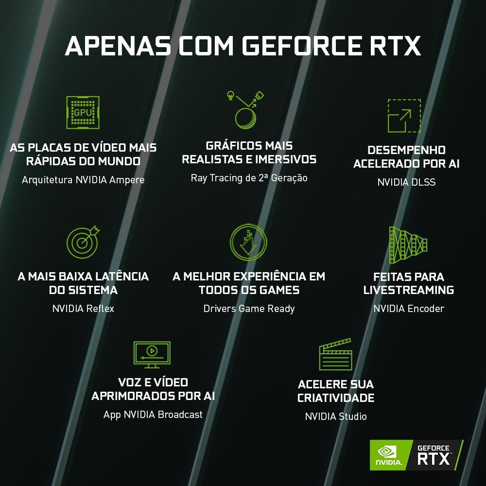 Placa de Vídeo RTX 3050 1-Click OC Galax NVIDIA GeForce, 8GB GDDR6, LHR, DLSS, Ray Tracing - 35NSL8MD6ZOC