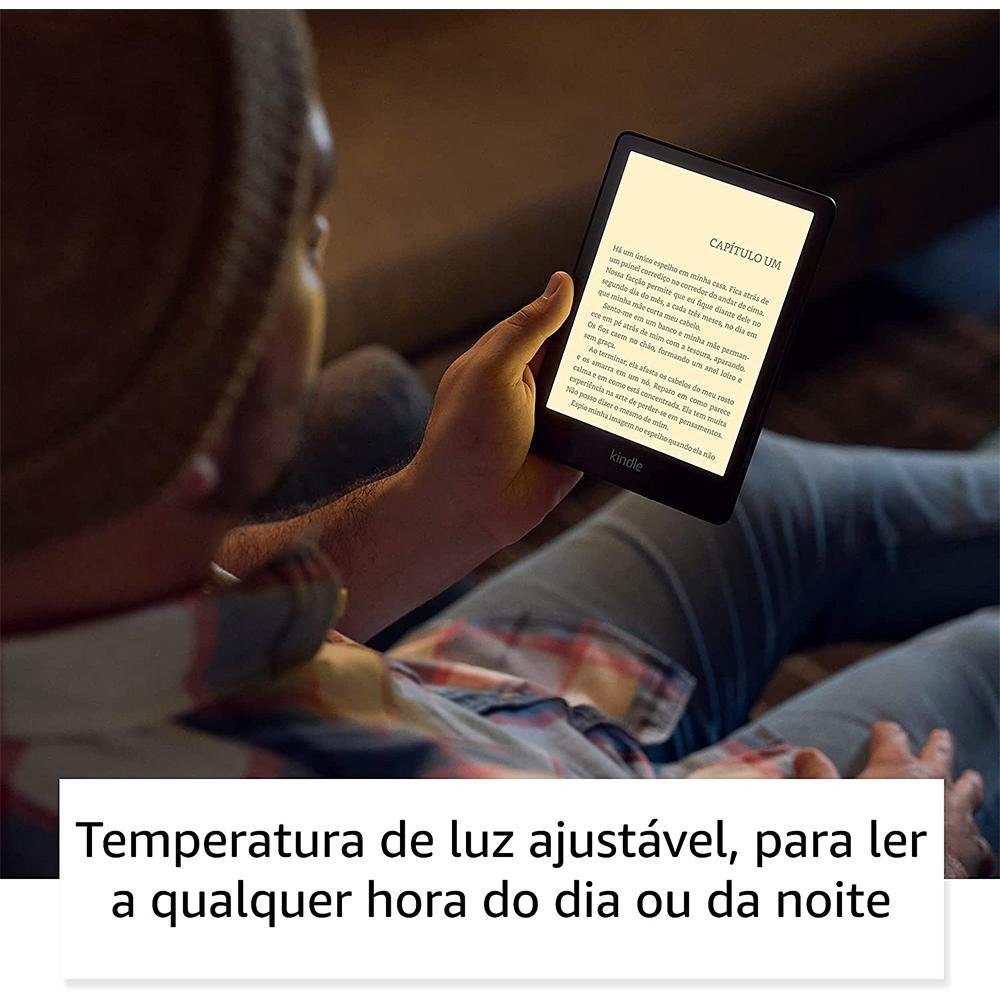 Kindle 11 Geração Paperwhite 8GB Preto | KaBuM!