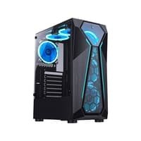 Gabinete Gamer Rise Mode X4 Glass, Barra de LED ARGB, Lateral em Vidro Fumê, Sem FANs, Preto - RM-X4-04-FB