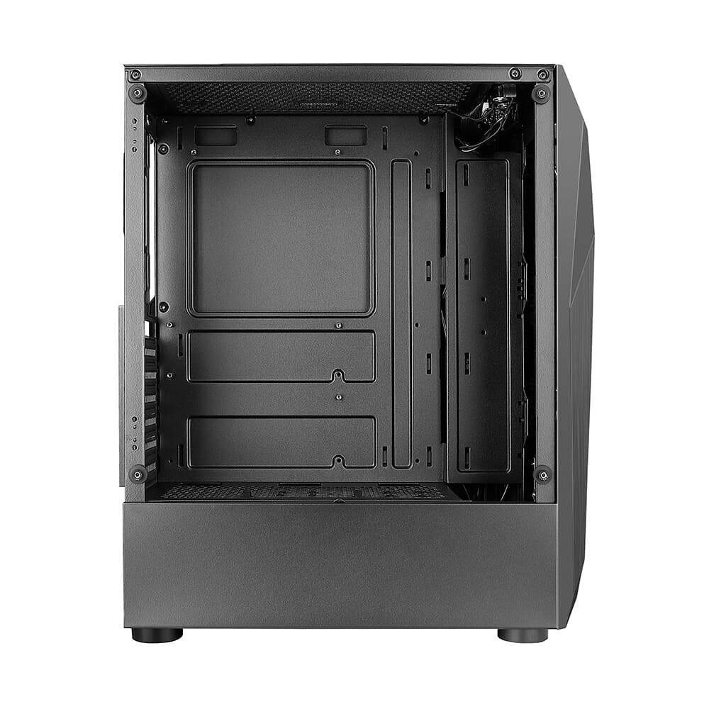 Imagem 10 de 10 do produto Gabinete Gamer Rise Mode X4 Glass, Barra de LED ARGB, Lateral em Vidro Fumê, Sem FANs, Preto - RM-X4-04-FB