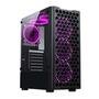 Gabinete Gamer Rise Mode X5 Glass, RGB, Lateral em Vidro Fumê, Sem FANs, Preto - RM-X5-05-FB