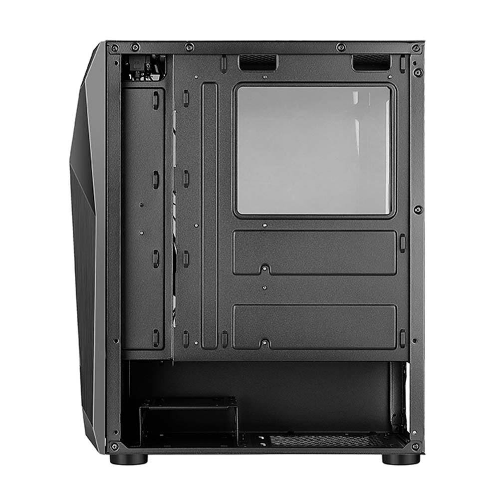 Gabinete Gamer Rise Mode X5 Glass, RGB, Lateral em Vidro Fumê, Sem FANs, Preto - RM-X5-05-FB - view 9