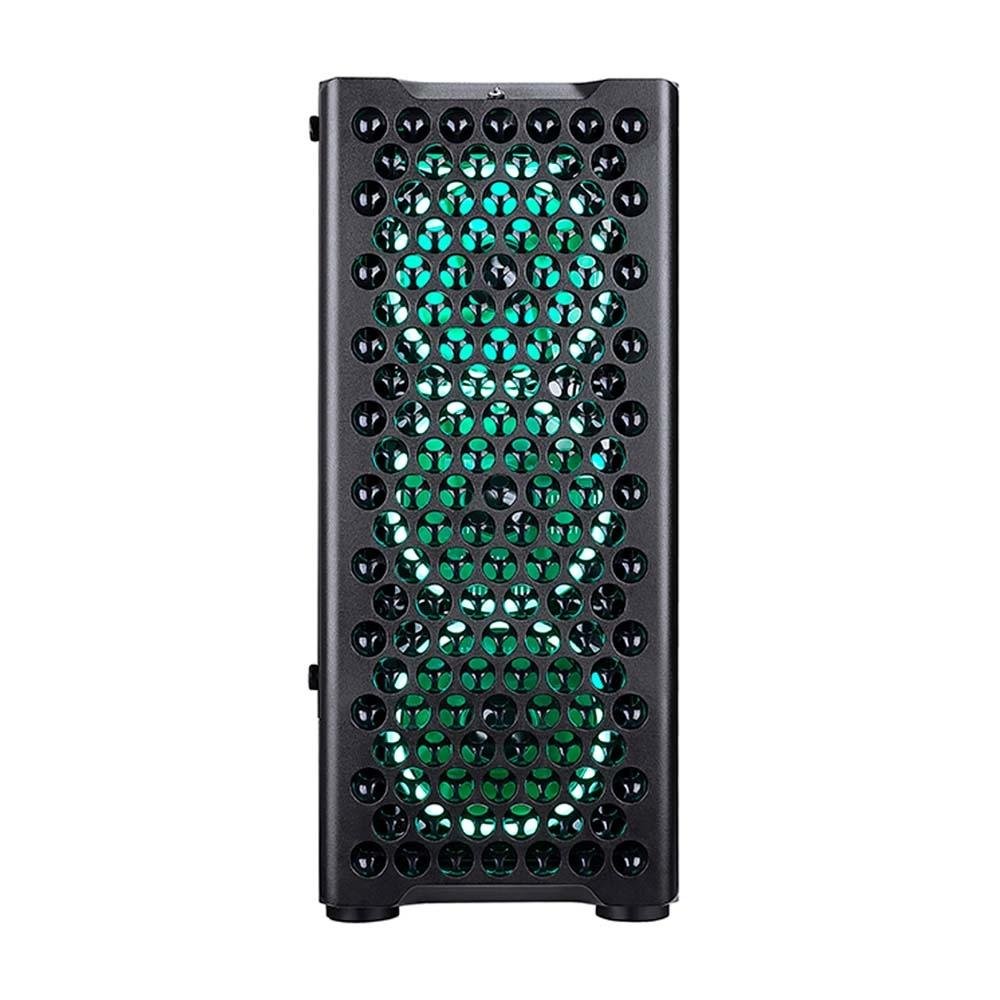 Gabinete Gamer Rise Mode X5 Glass, RGB, Lateral em Vidro Fumê, Sem FANs, Preto - RM-X5-05-FB - view 8