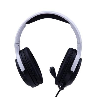 Headset Gamer Dazz HR 6148, Drivers 40mm, P2 e P3, Preto e Branco -  62000102 | KaBuM!