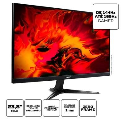 Monitor Gamer Acer Nitro QG241Y P 23.8 | KaBuM!
