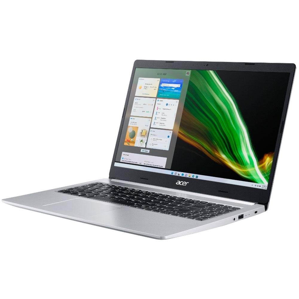 Imagem 3 de 7 do produto Notebook Acer Aspire 5 Intel Core i7-10510U, 8GB RAM, 512GB SSD NVMe, 15.6" FHD, IPS, Win11 Home, Prata - A515-54-74F9