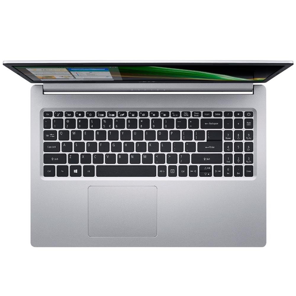Imagem 4 de 7 do produto Notebook Acer Aspire 5 Intel Core i7-10510U, 8GB RAM, 512GB SSD NVMe, 15.6" FHD, IPS, Win11 Home, Prata - A515-54-74F9