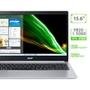 Notebook Acer Aspire 5 Ryzen 7-5700U, 8GB RAM, 256GB SSD NVMe, Tela 15.6", IPS, FHD, Windows 11 Home, Prata - A515-45-R760