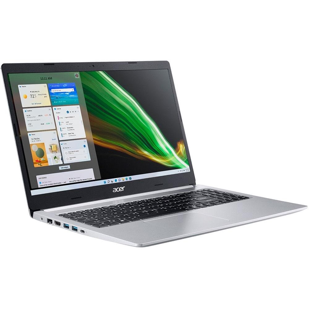 Notebook Acer Aspire 5 Ryzen 7-5700U, 8GB RAM, 256GB SSD NVMe, Tela 15.6", IPS, FHD, Windows 11 Home, Prata - A515-45-R760 Notebook Acer Aspire 5 Ryzen 7-5700U, 8GB RAM, 256GB SSD NVMe, Tela 15.6", IPS, FHD, Windows 11 Home, Prata - A515-45-R760