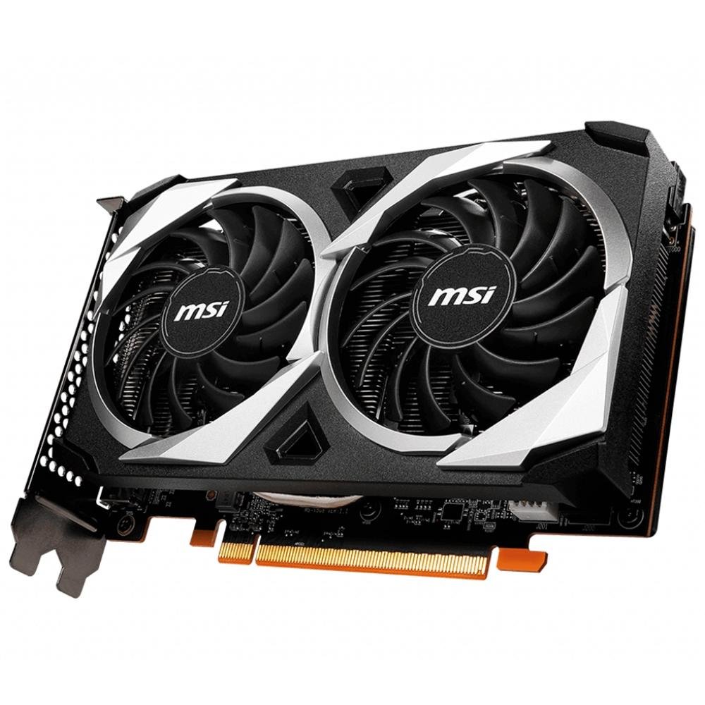 MSI Radeon RX 6500 XT Mech 2X 4GB　OC Placa de Vídeo MSI AMD RX6500 XT MECH 2X OC|KaBuM!
