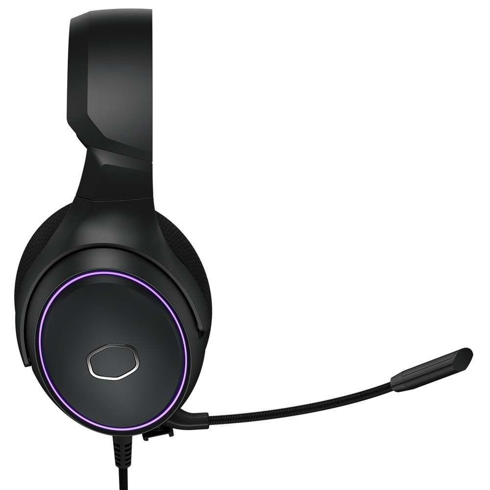 Imagem 2 de 8 do produto Headset Gamer Cooler Master MH650, RGB, Surround 7.1, USB, Drivers 50mm, Preto - MH-650