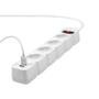 Filtro de Linha Intelbras 4 Tomadas, EPE204, 2 USB, Bivolt, Branco - 4824204