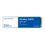 SSD WD Blue SN570, 250GB, M.2 2280, NVMe, Leitura: 3300MB/s e Gravação: 1200MB/s, Azul - WDS250G3B0C