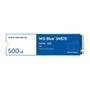 SSD WD Blue SN570, 500GB, M.2 2280, NVMe, Leitura: 3500MB/s e Gravação: 2300MB/s, Azul - WDS500G3B0C