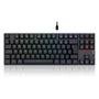 Teclado Mecânico Gamer Redragon APS, RGB, Switch Redragon Brown, ABNT2, Preto - Low Profile - K607 RGB (PT-BROWN)