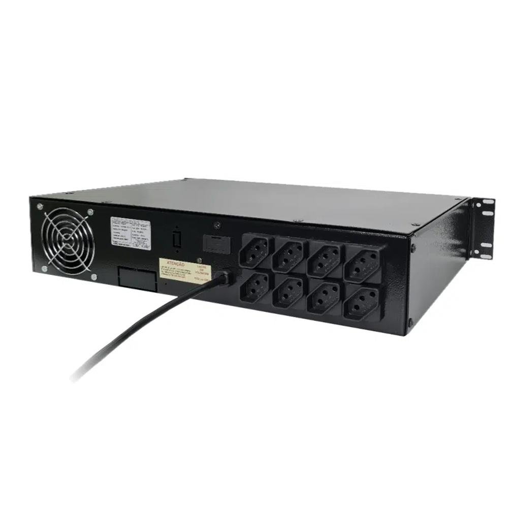 Nobreak TS Shara UPS Rack 2U Professional 1200VA, Semi Senoidal, 2 Baterias, 24V, 8 Tomadas, Bivolt - 6947