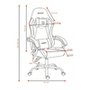 Cadeira Gamer Husky Storm 100, Até 120kg, Almofadas, Reclinável 135º, PU, Preta - HCG100PT