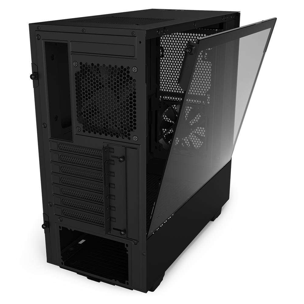 Imagem 9 de 11 do produto Gabinete Gamer NZXT H510 Flow, MID Tower, com FAN, Lateral em Vidro Temperado, Preto - CA-H52FB-01