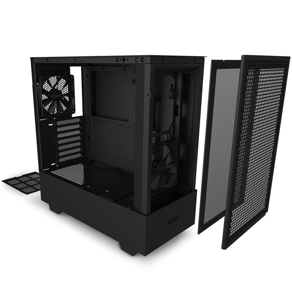 Imagem 11 de 11 do produto Gabinete Gamer NZXT H510 Flow, MID Tower, com FAN, Lateral em Vidro Temperado, Preto - CA-H52FB-01