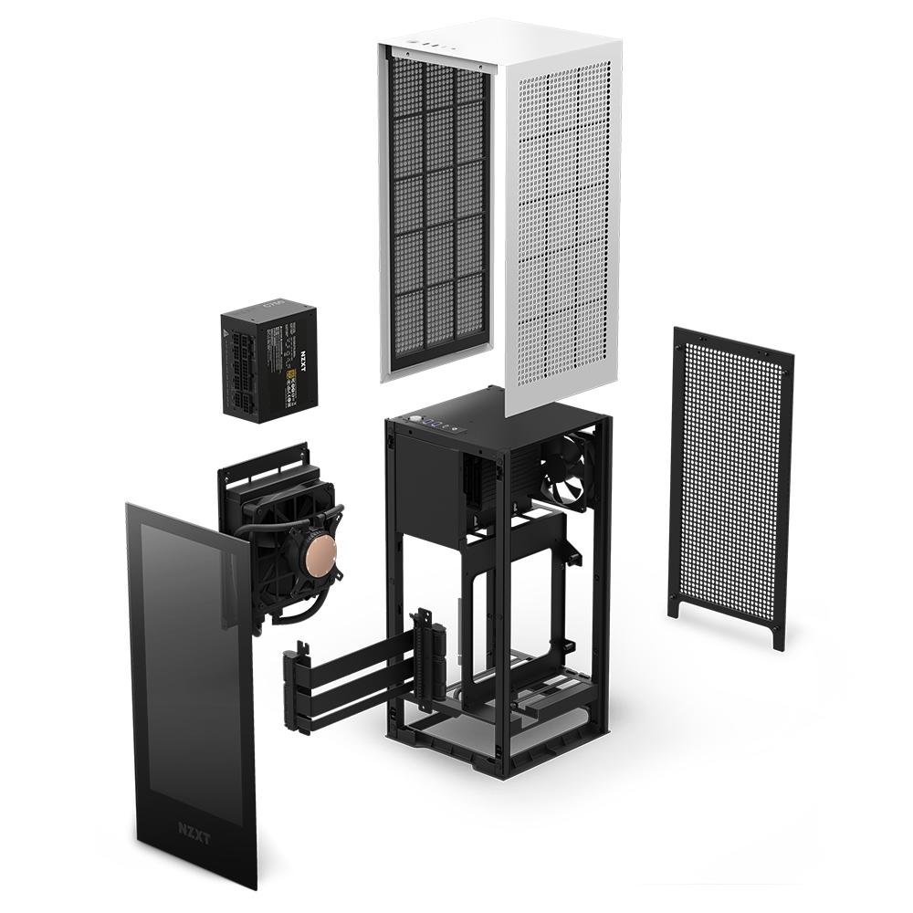 Gabinete Gamer NZXT H1 V2 Mini-ITX | KaBuM!