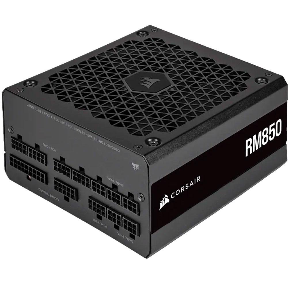 Imagem 4 de 8 do produto Fonte Corsair RM850, 850W, 80 Plus Gold, Modular, Sem Cabo, Preto - CP-9020235-NA