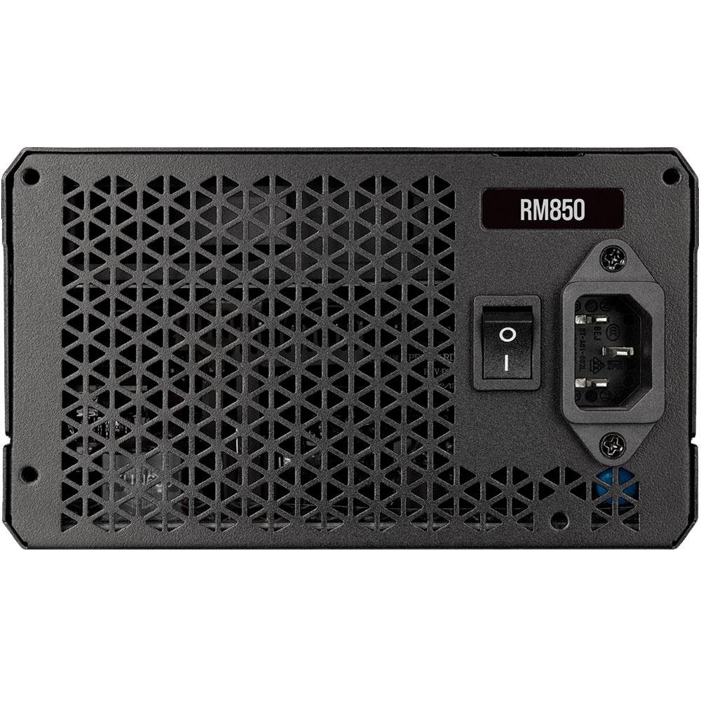 Imagem 6 de 8 do produto Fonte Corsair RM850, 850W, 80 Plus Gold, Modular, Sem Cabo, Preto - CP-9020235-NA