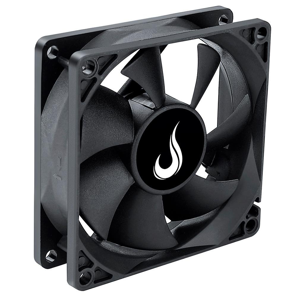Ventoinha Rise Mode Black, 80mm, Preto - RM-BK-02-FB Ventoinha Rise Mode Black, 80mm, Preto - RM-BK-02-FB