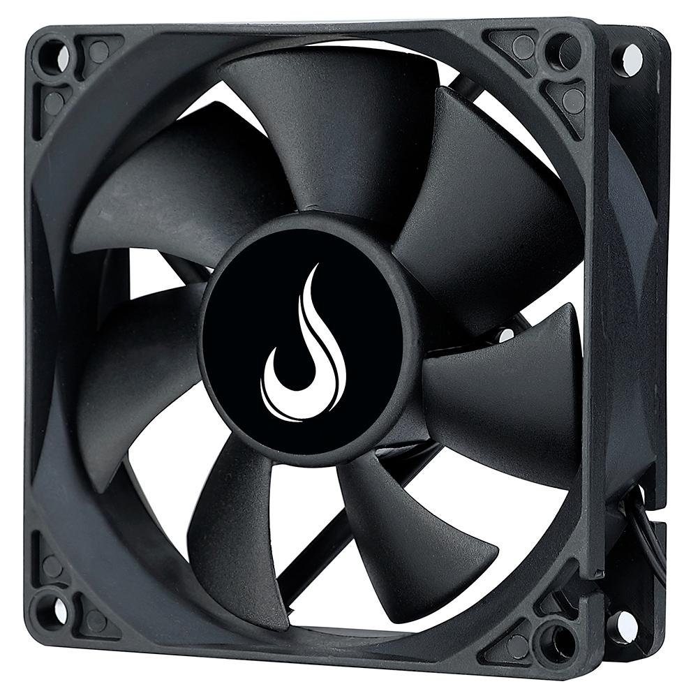Ventoinha Rise Mode Black, 80mm, Preto - RM-BK-02-FB Ventoinha Rise Mode Black, 80mm, Preto - RM-BK-02-FB