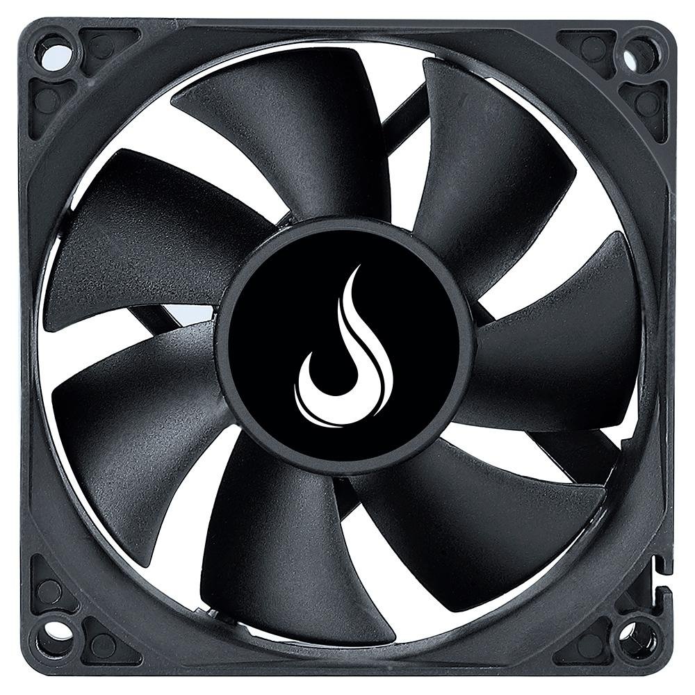 Ventoinha Rise Mode Black, 80mm, Preto - RM-BK-02-FB Ventoinha Rise Mode Black, 80mm, Preto - RM-BK-02-FB