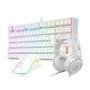 Kit Gamer Redragon RGB Headset Lamia 2 Surround 7.1  + Teclado Kumara Switch Outemu Blue + Mouse Cobra V2, 12400DPI, Branco - S125W