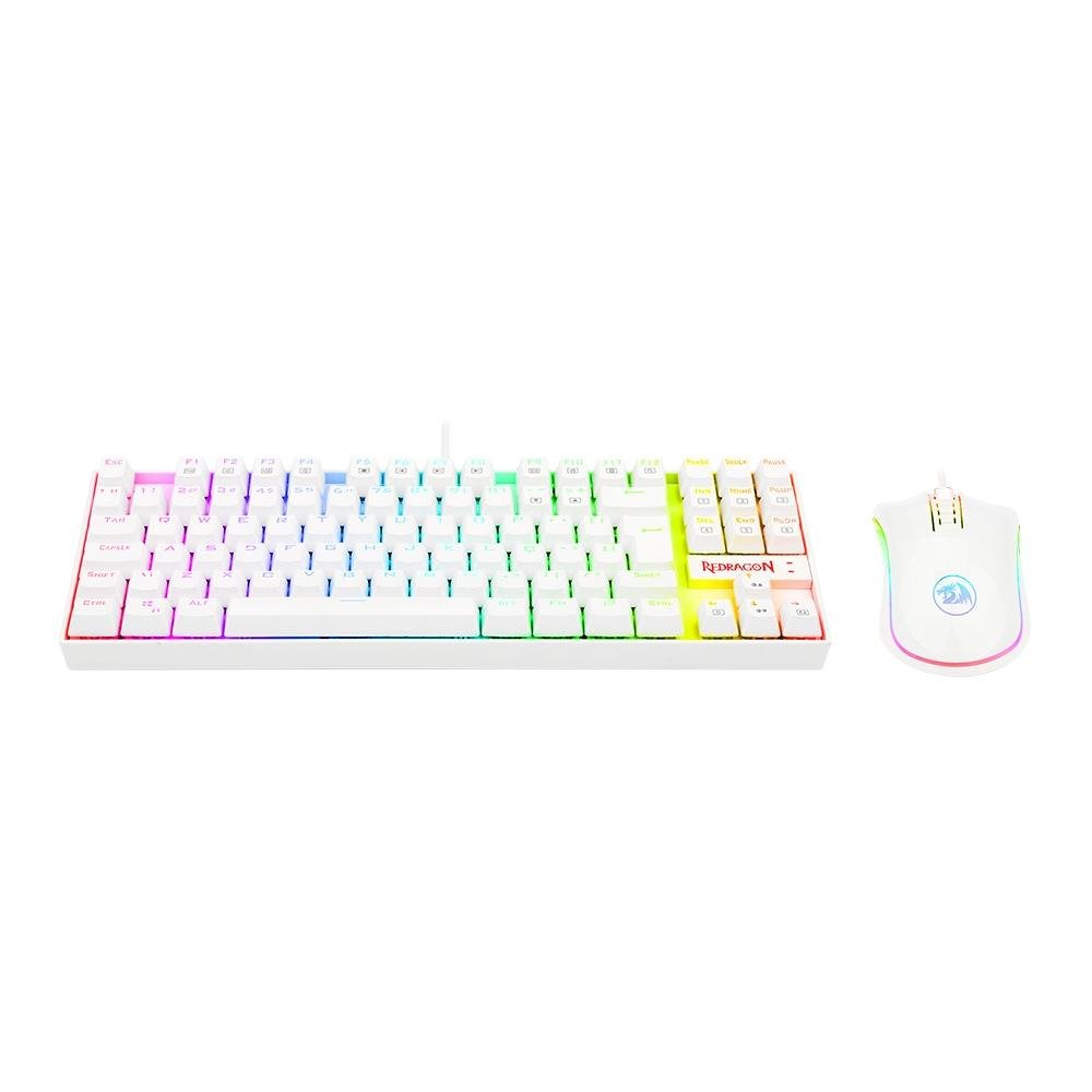 Kit Gamer ( Balão.info) RGB Headset Lamia 2 Surround 7.1 + Teclado ( Balão.info) Switch Outemu Blue + Mouse Cobra V2, 12400DPI, Branco ( Balão.info - foto 6