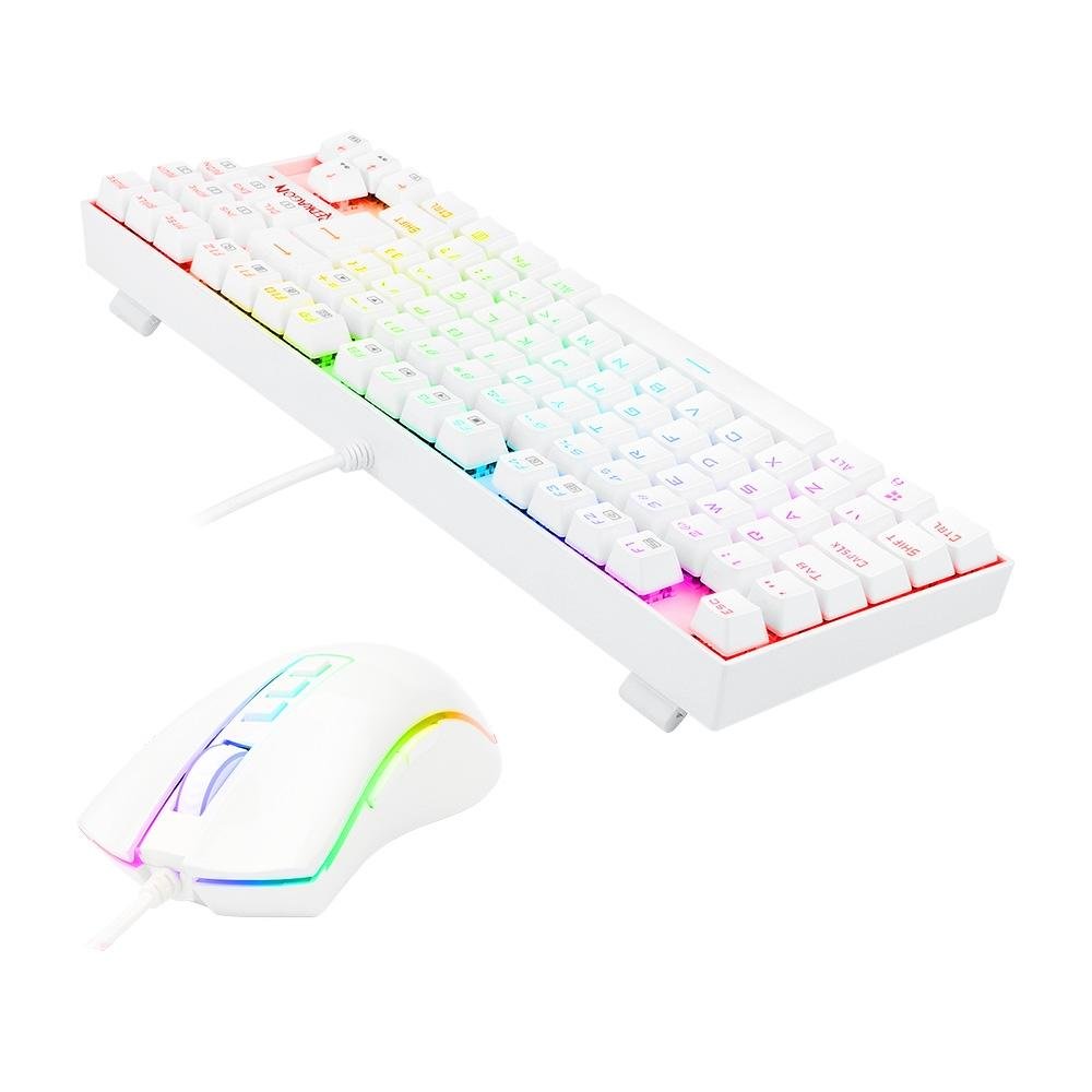 Kit Gamer ( Balão.info) RGB Headset Lamia 2 Surround 7.1 + Teclado ( Balão.info) Switch Outemu Blue + Mouse Cobra V2, 12400DPI, Branco ( Balão.info - foto 8
