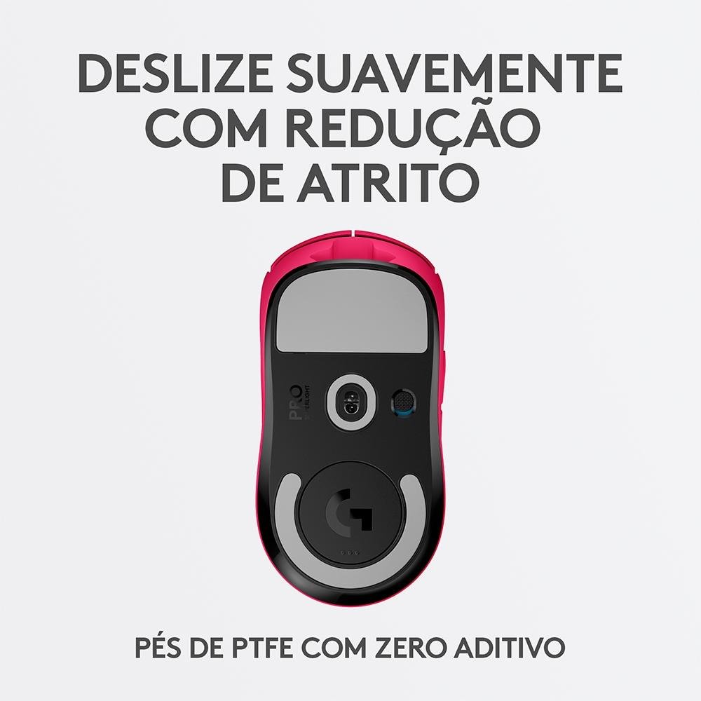 Mouse Gamer Sem Fio ( Balão.info), 25.600 DPI, 5 Botões Programáveis, Sensor HERO 25K, Magenta - 910-( Balão.info - view 6