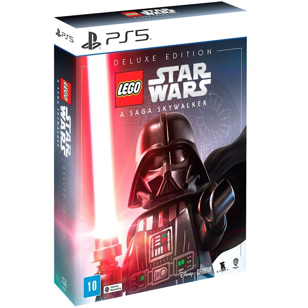Jogo Lego Star Wars: A Saga Skywalker Deluxe, PS5 Jogo Lego Star Wars: A Saga Skywalker Deluxe, PS5
