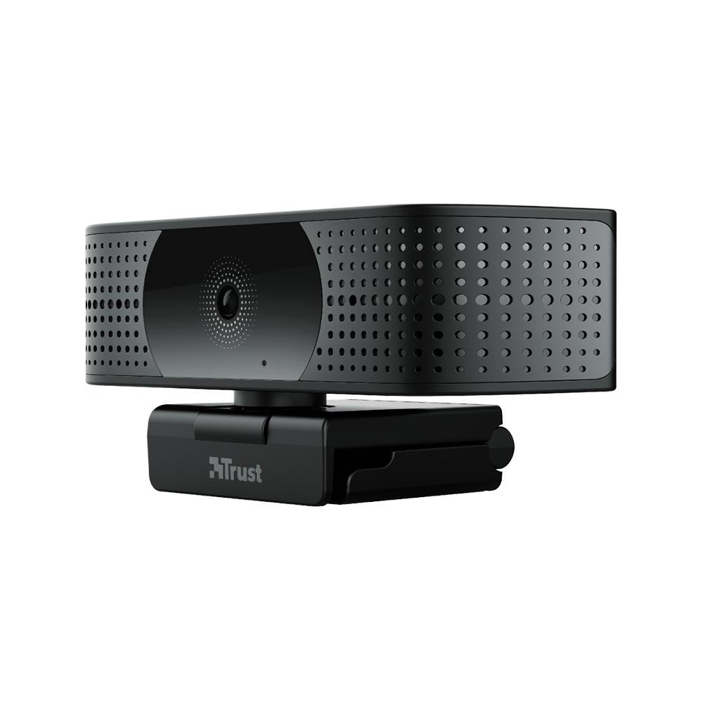 Webcam Trust Teza 4K Ultra HD com Tripé, Microfones Duplos, Filtro de Privacidade, USB, Preto - 24280 - view 2
