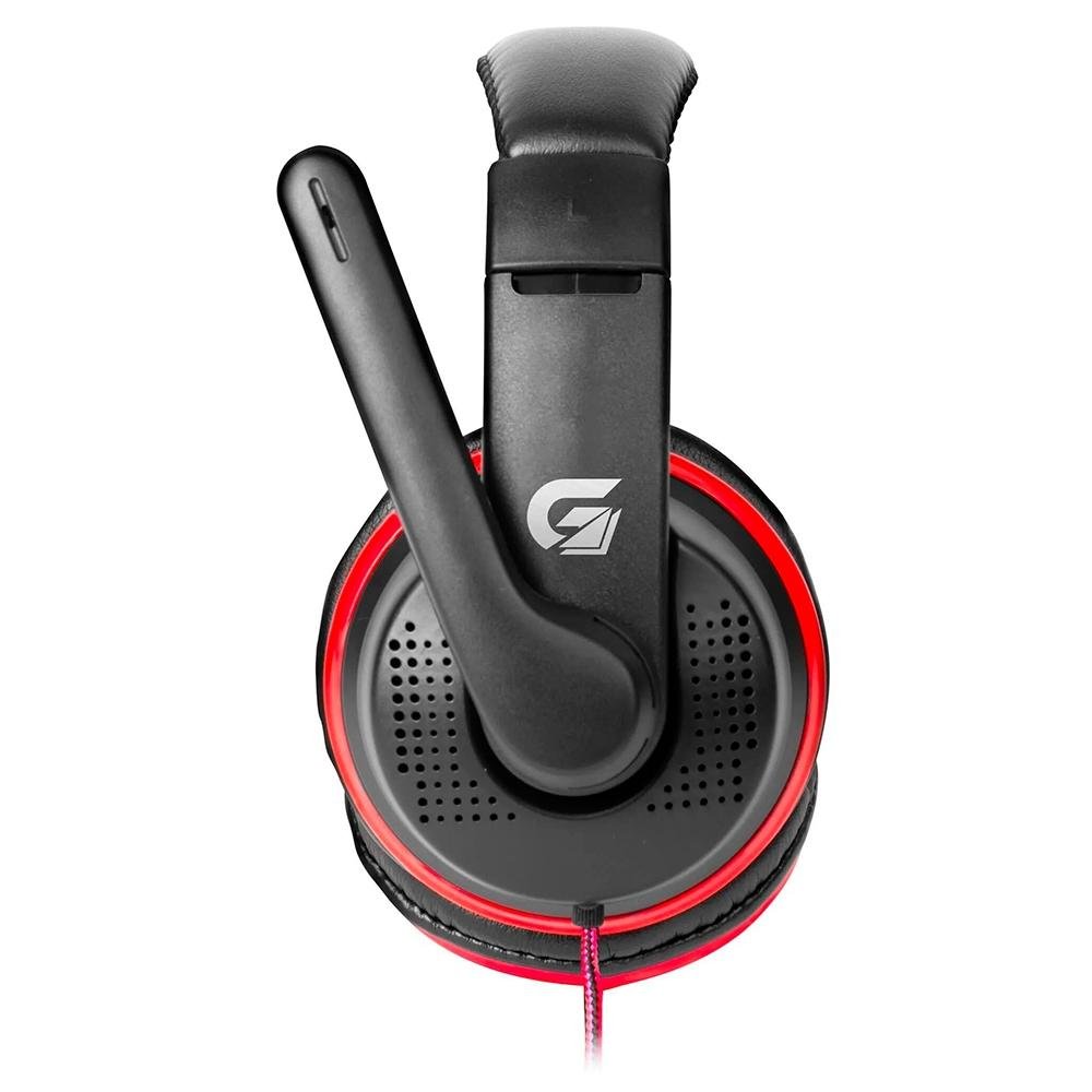 Imagem 2 de 2 do produto Headset Gamer Fortrek G Spinder, P3, Drivers 40mm, Preto e Vermelho - 75252