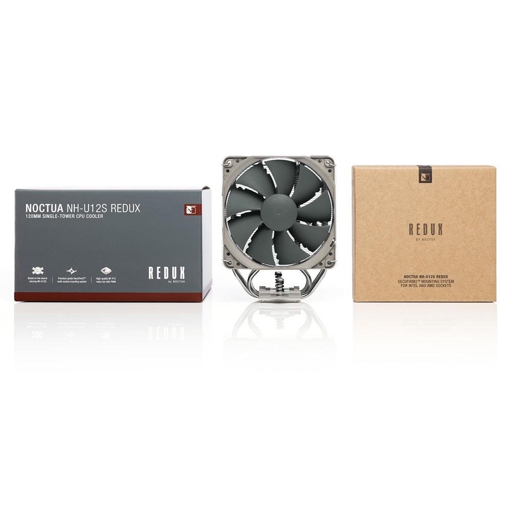 Imagem 3 de 5 do produto Air Cooler Noctua Redux, AMD/Intel, 120mm, Cinza - NH-U12S Redux