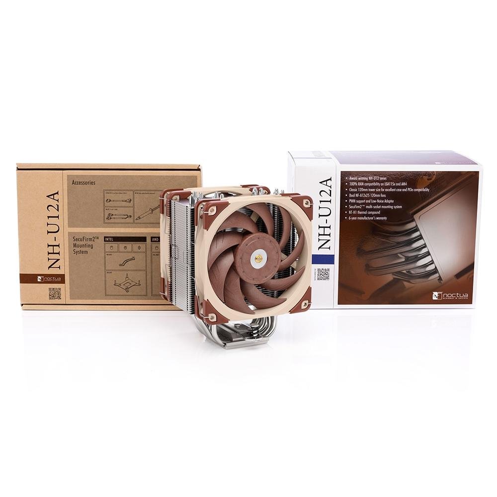 Air Cooler Noctua, AMD/Intel, 120mm Marrom - NH-U12A - view 5
