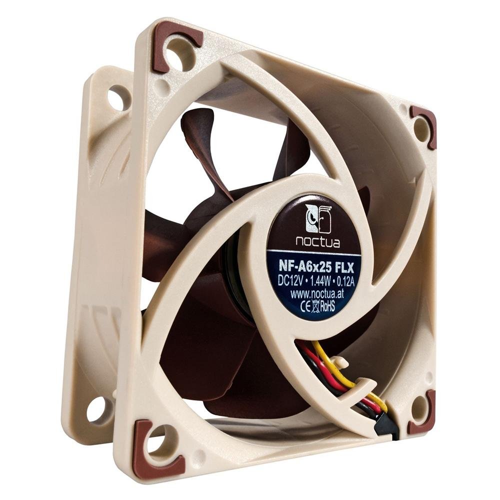 Imagem 2 de 6 do produto Ventoinha Noctua, 60mm, Marrom - NF-A6x25-FLX