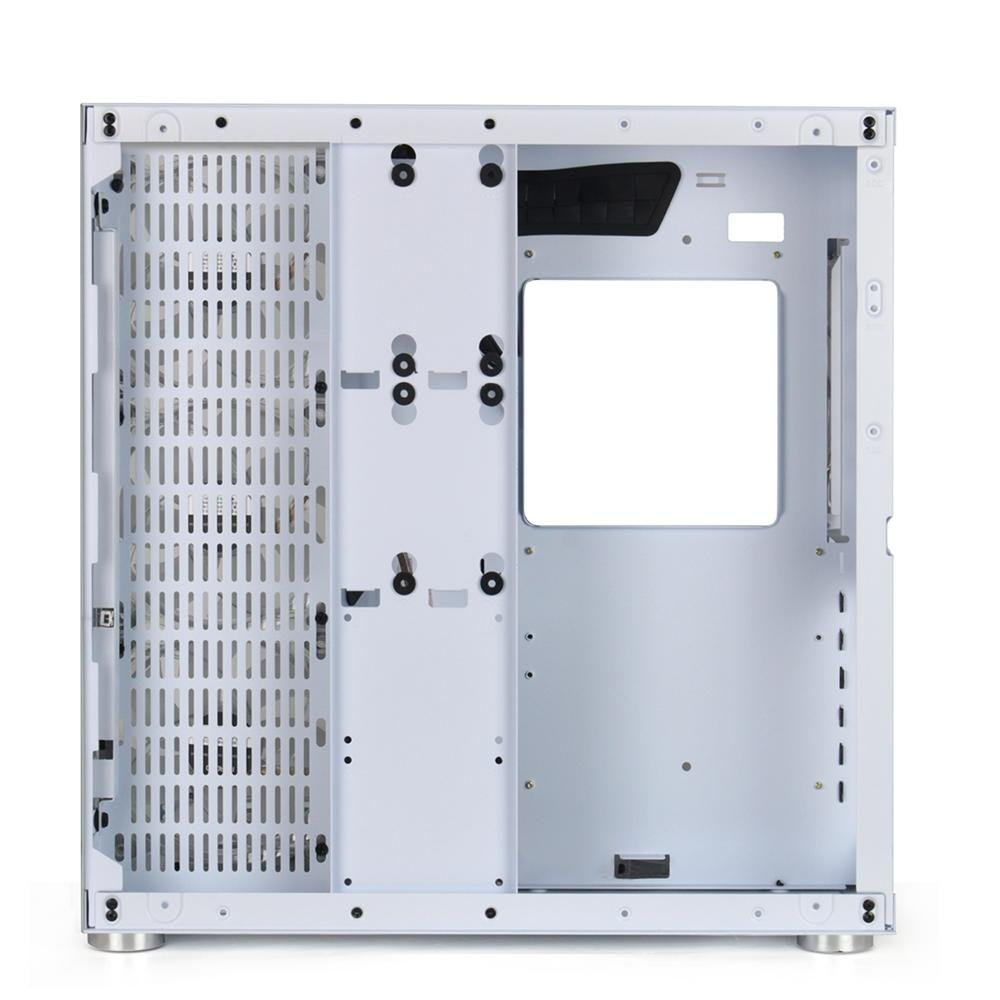 Gabinete Gamer Hyrax ( Balão.info), ATX, Mid Tower, Frontal e Lateral em Vidro Temperado, Sem FANs, Branco - ( Balão.info - view 4