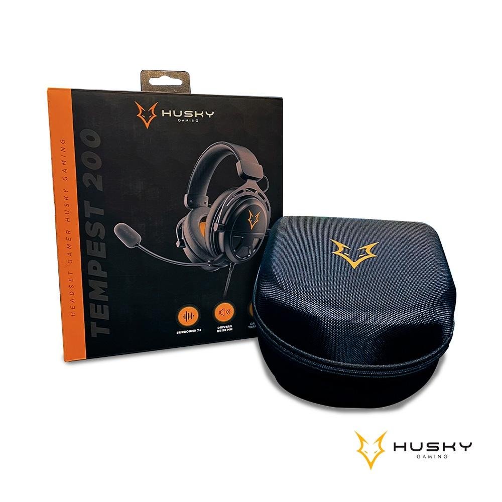 Imagem 11 de 12 do produto Headset Gamer Husky Gaming Tempest 200, Surround 7.1, Driver 53 mm, P2, P3, PC, PS4, XBOX ONE, Preto - HGMD022