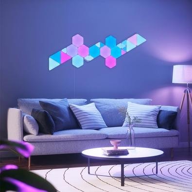 Nanoleaf Shapes Hexagonal Starter Kit 15 painéis de LED