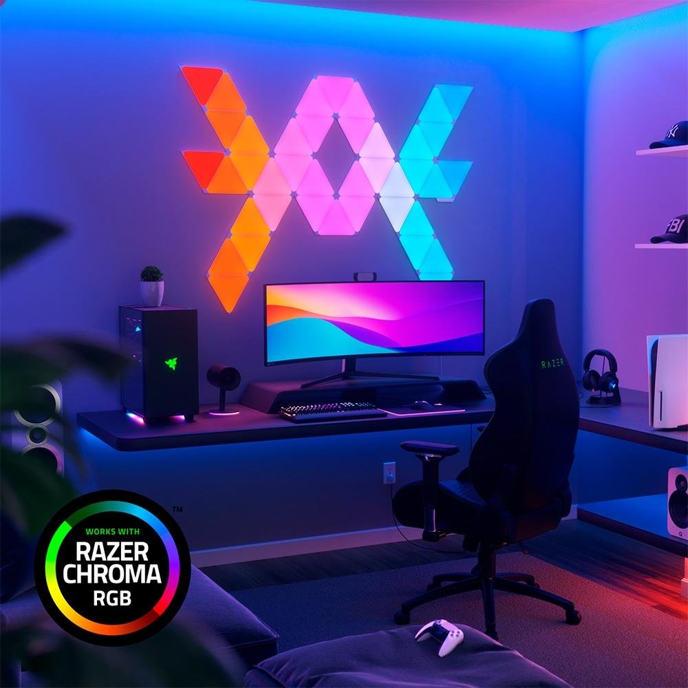 Nanoleaf Shapes Triangles SMK - 7 Pack - NL47-7017TW-7PK | KaBuM!