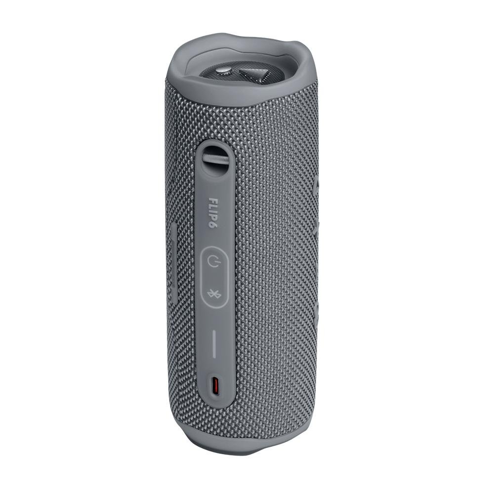 JBL FLIP6 ワイヤレススピーカー グレー Caixa de Som Portátil JBL Flip 6 Cinza | KaBuM!