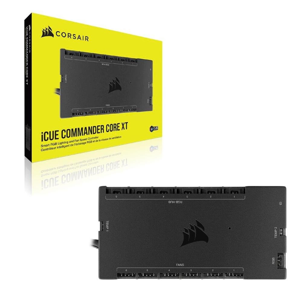 Controladora RGB ICUE Commander Core XT | KaBuM!