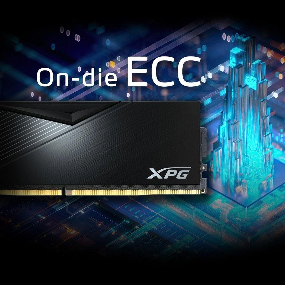 Memória RAM XPG Lancer, 32GB (2x16GB), DDR5, 5200MHz, CL38, Preto - AX5U5200C3816G-DCLABK Memória RAM XPG Lancer, 32GB (2x16GB), DDR5, 5200MHz, CL38, Preto - AX5U5200C3816G-DCLABK