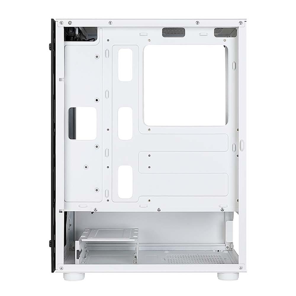 Gabinete Gamer Rise Mode Glass 06X Frost, Mid Tower, ATX, Frontal e Lateral em Vidro Temperado, Sem FANs, Branco - RM-WT-06X-FW - view 9